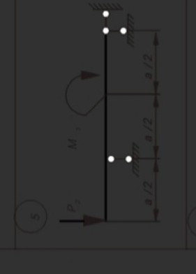 Изображение задачи: Реши задачу: Реши задачу по сапромату
М1= 12кН×м
Р