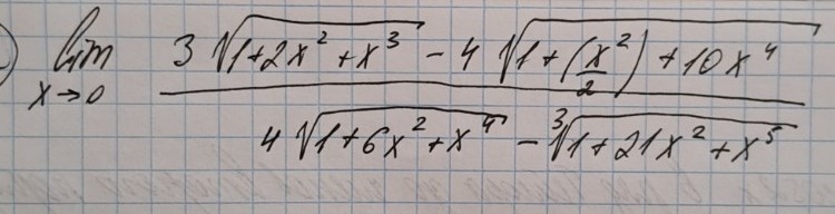 Изображение задачи: реши подробно предел через тейлора
