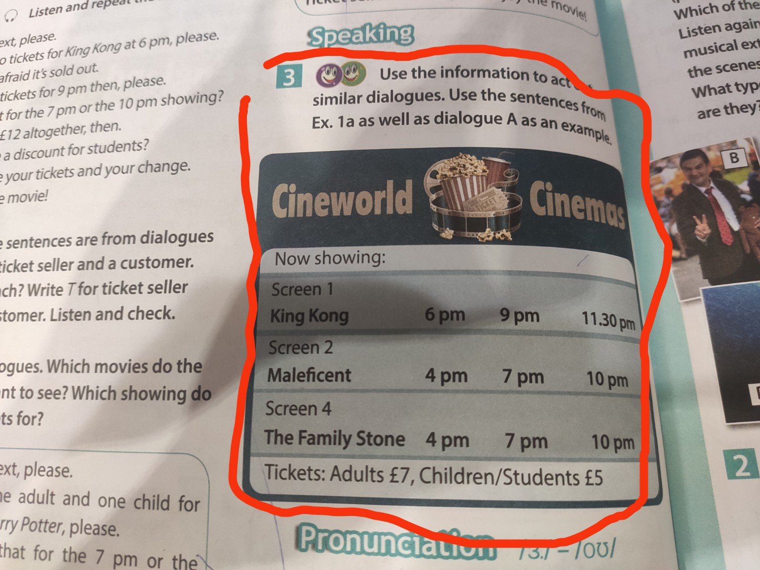 Изображение задачи: Составить диалог