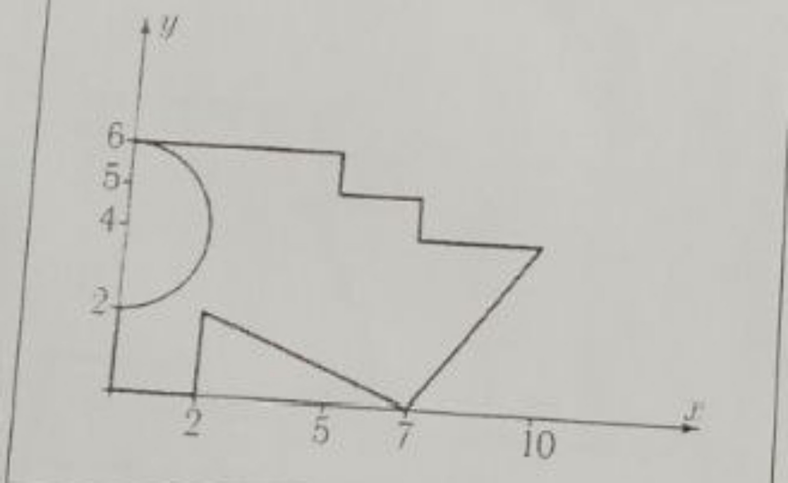 Изображение задачи: Задача.

Найти площадь (в м²) и координаты центра 