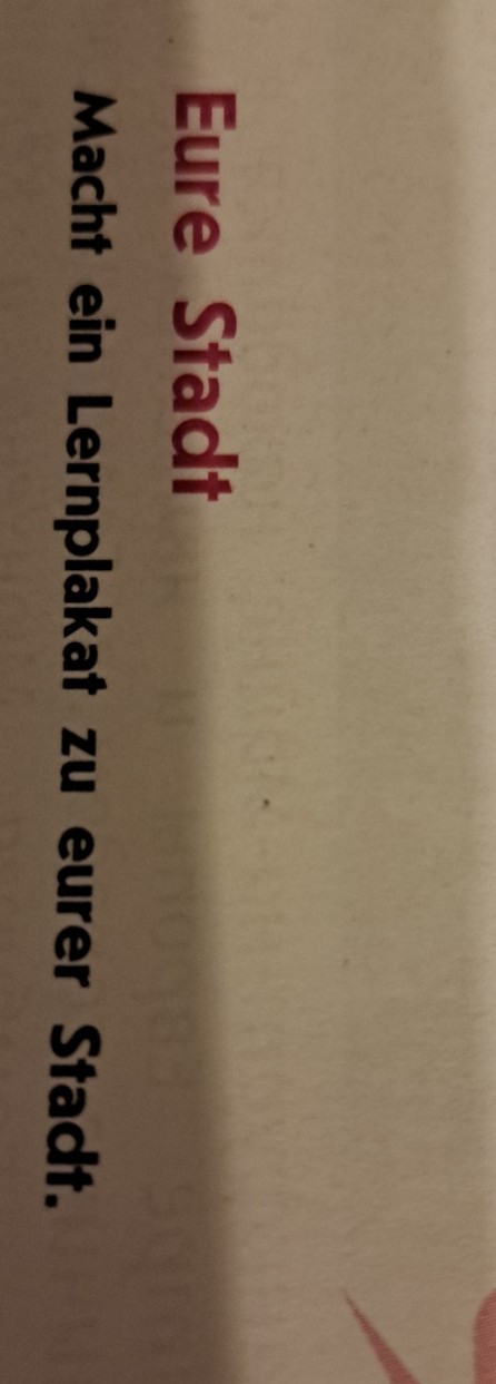 Изображение задачи: Выполнить на немецком языке про г.Тюмень