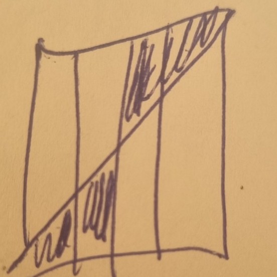 Изображение задачи: Как высчитать площадь закрашенных реугольников