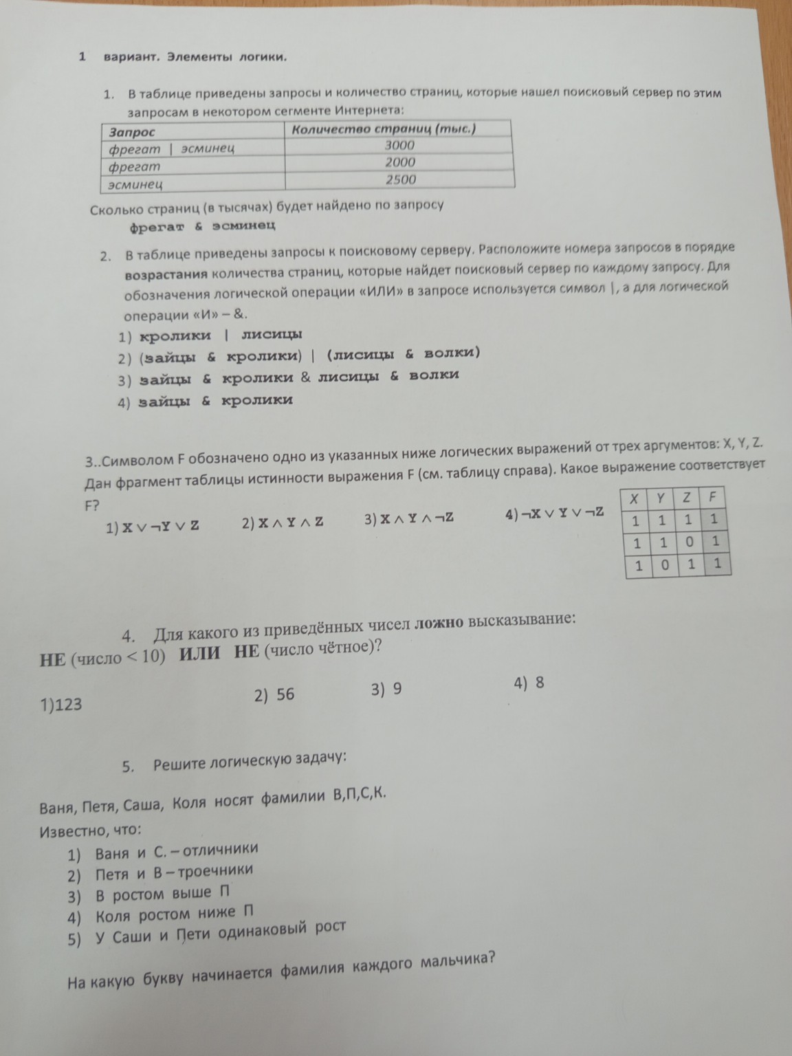 Изображение задачи: