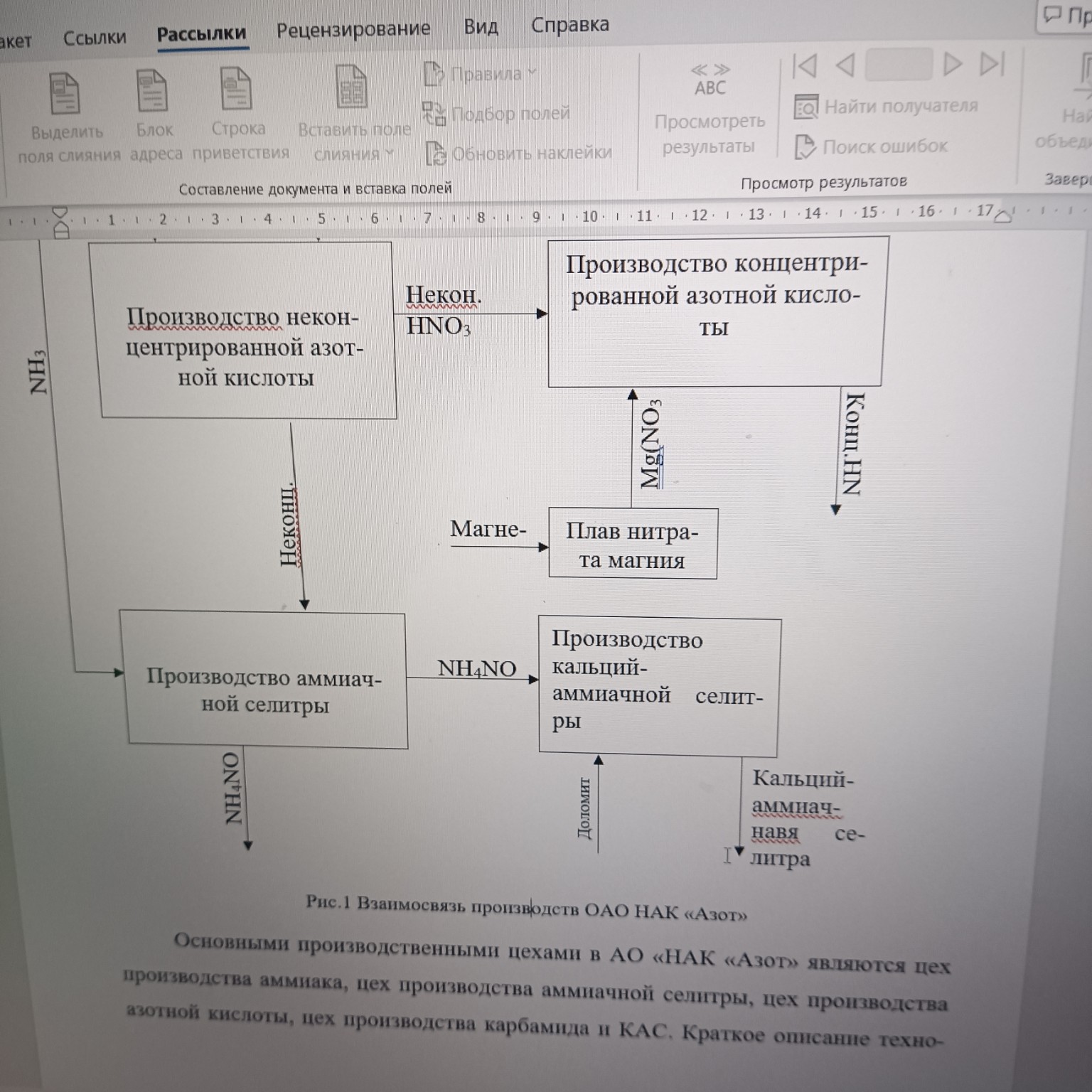 Изображение задачи: Сделай введение для АО нак Азот новомосковск Реши 
