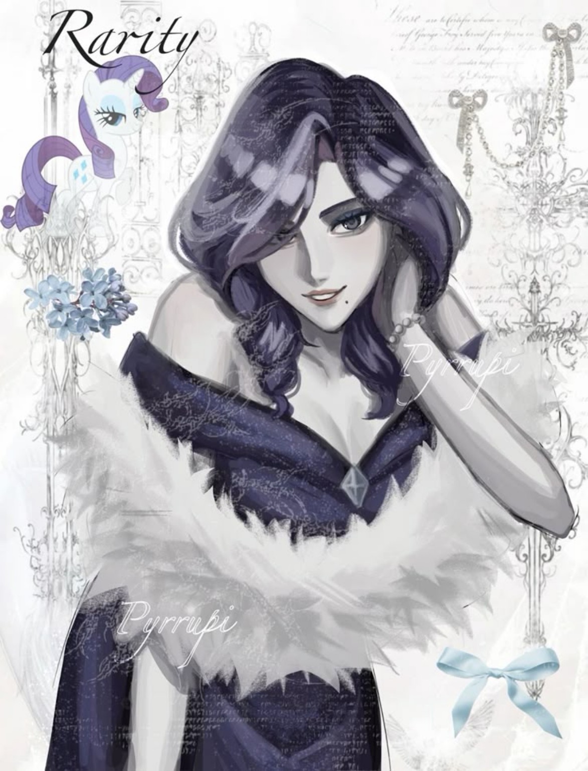 Изображение задачи: Опиши, как выглядит девушка на фотке: её волосы, о