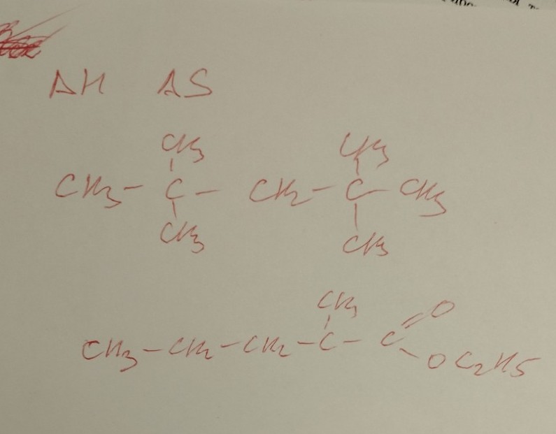 Изображение задачи: Реши задачу: Найди дельта H и дельта S через мето