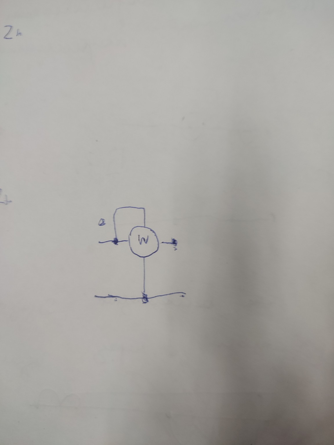 Изображение задачи: Куда подключаем ваттметр  Где тут 1   и 2