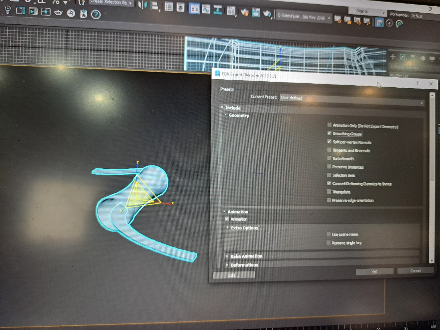 Изображение задачи: Реши задачу: Я хочу экспортировать эту модель в ск