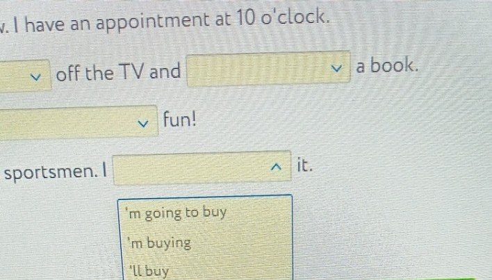 Изображение задачи: Вот варианты ответов к этому упражнению с первого 