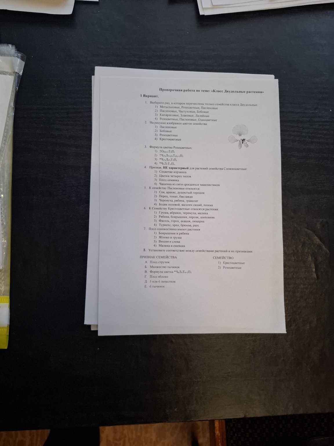 Изображение задачи: ответы напиши