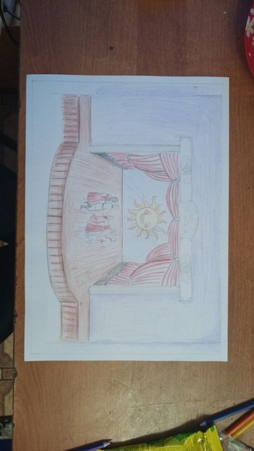 Изображение задачи: апиши пост к этой картинке и ко дню артиста в одно