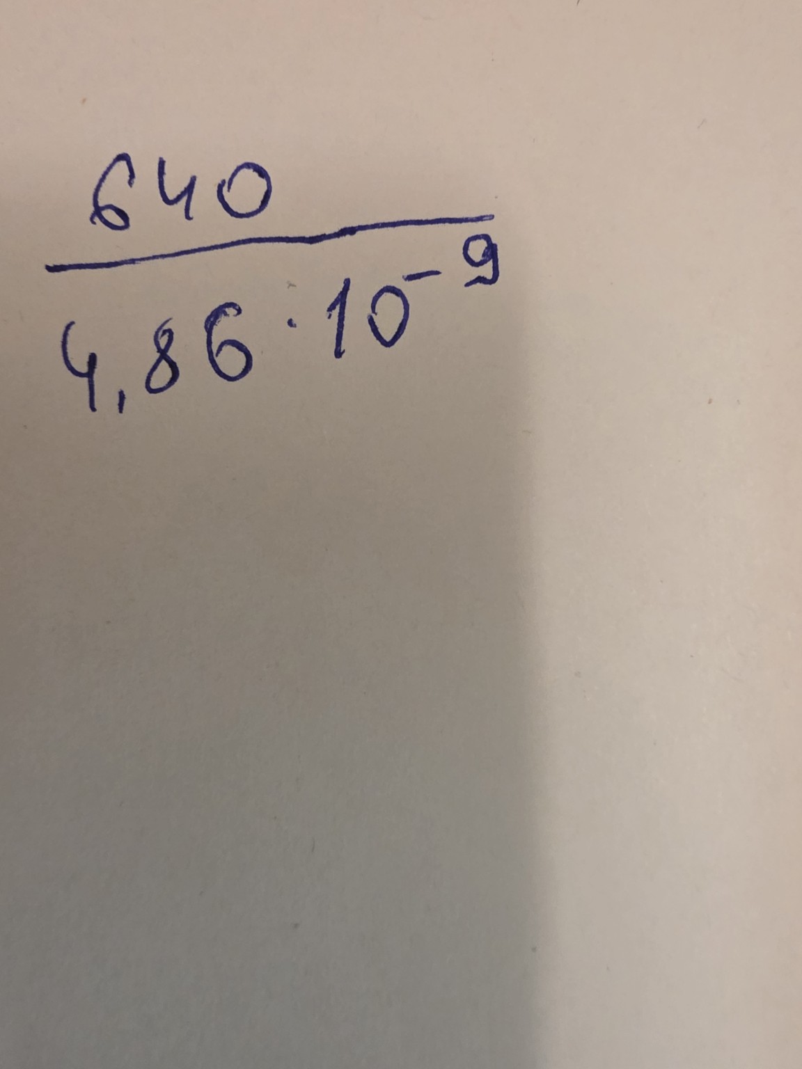 Изображение задачи: Реши задачу: 480/boxed{4.15\times 10^{-9}} Реши за