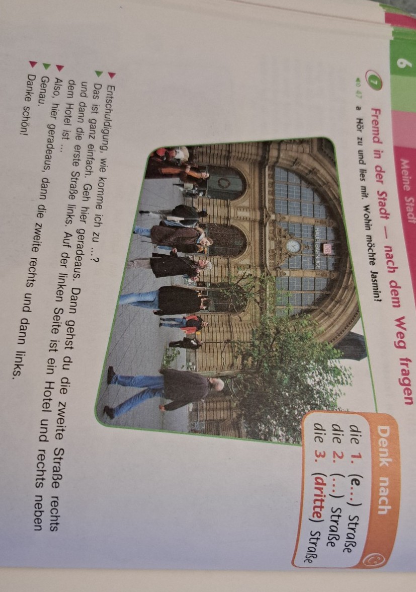 Изображение задачи: Выполнить задание на немецком языке с переводом на