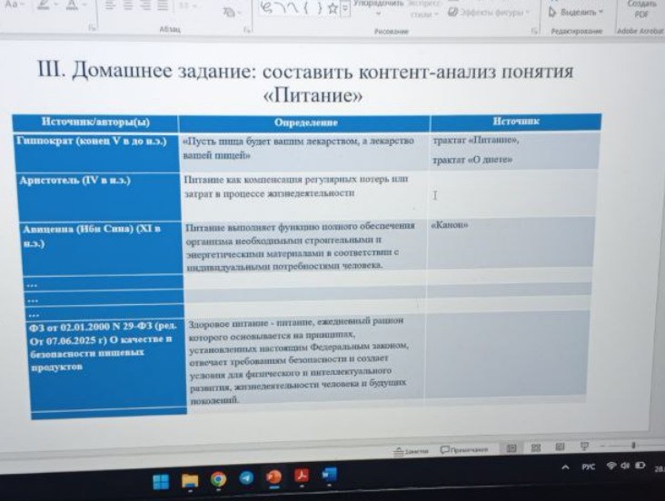 Изображение задачи: Заполнить таблицу
