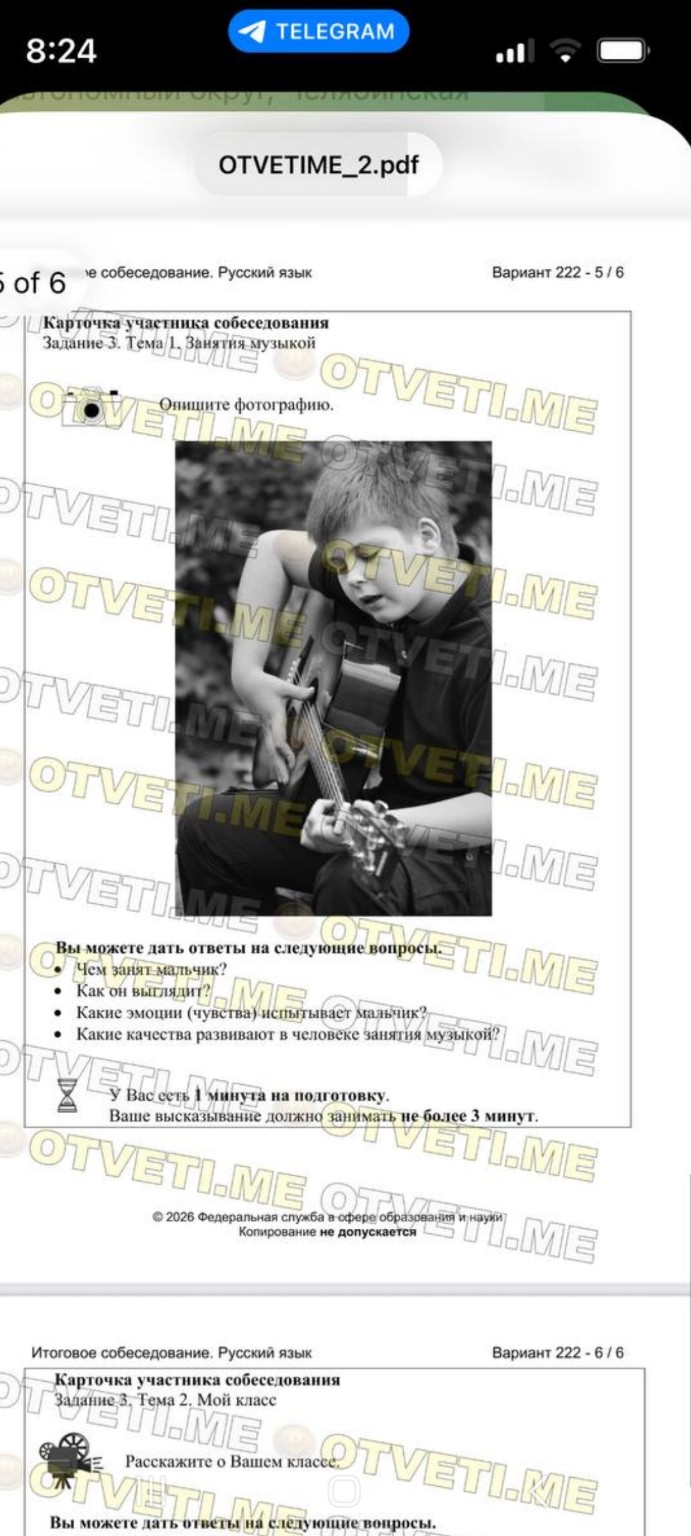 Изображение задачи: 10 предложений составить описание картинки