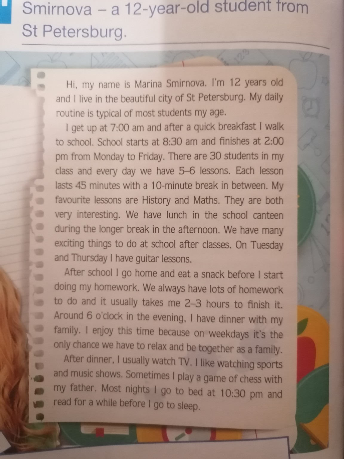 Изображение задачи: Написать перевод текста с английского на русский я