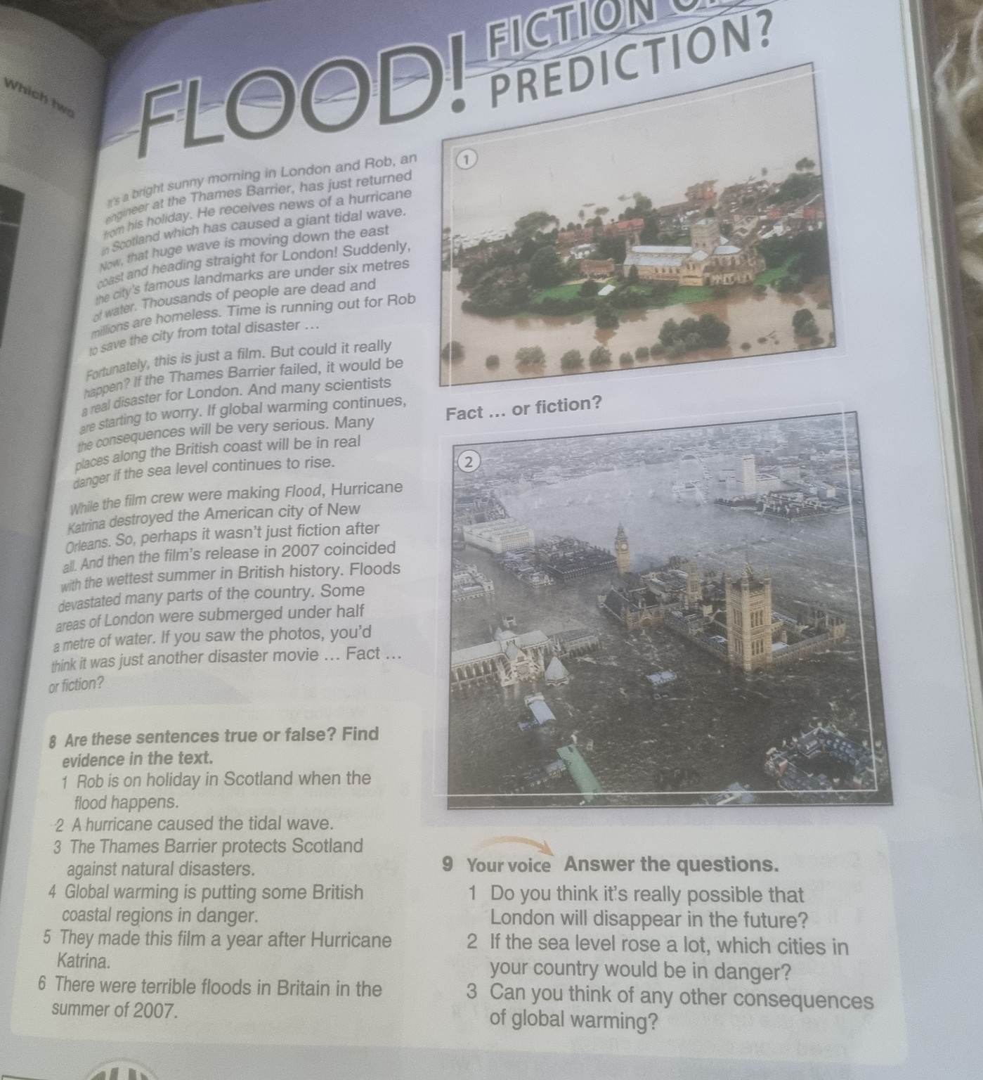 Изображение задачи: ыполнить задание номер 9. Там где false написать п