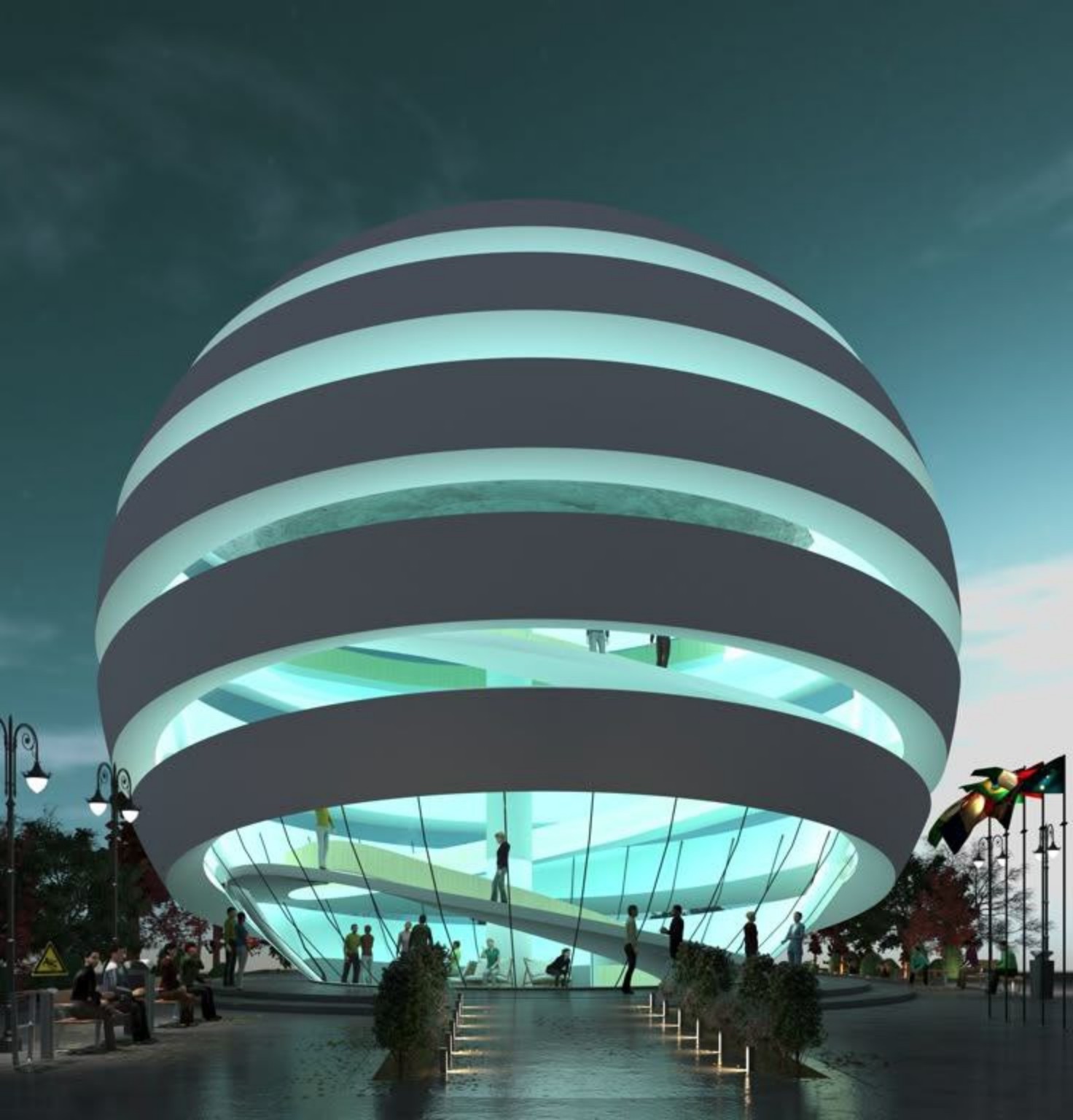 Изображение задачи: Как это можно смонтировать в 3д максп . Я про форм