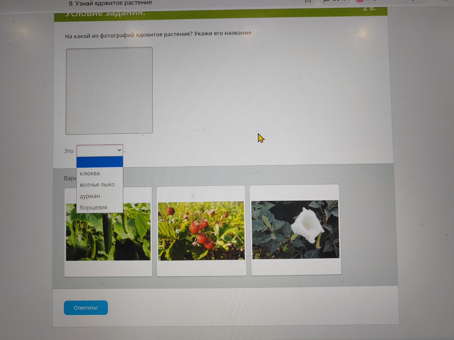 Изображение задачи: