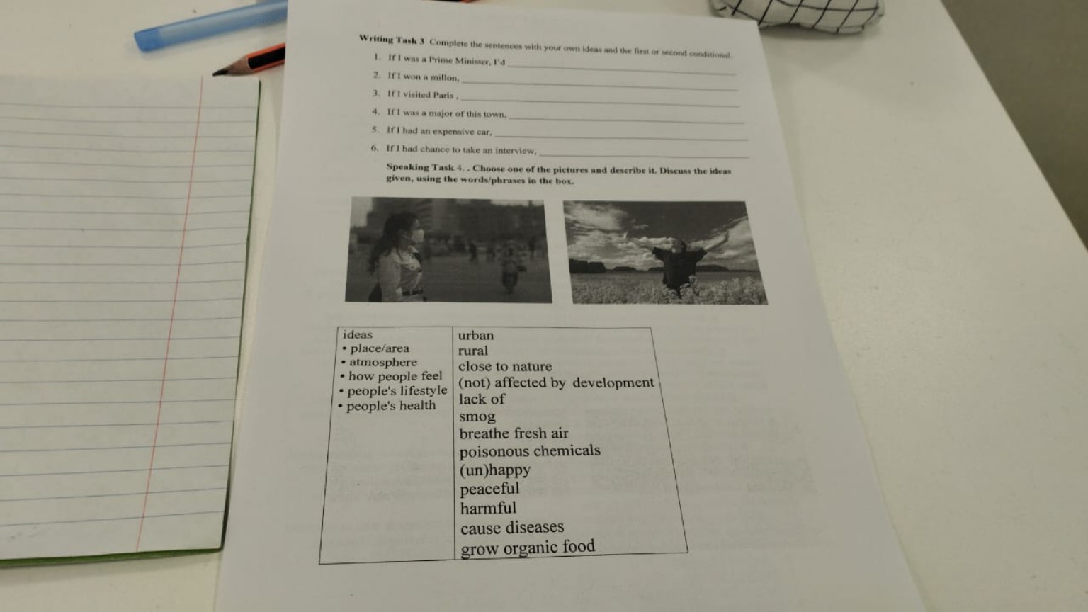 Изображение задачи: Реши задачу: Please do exercise speaking : 
Choose