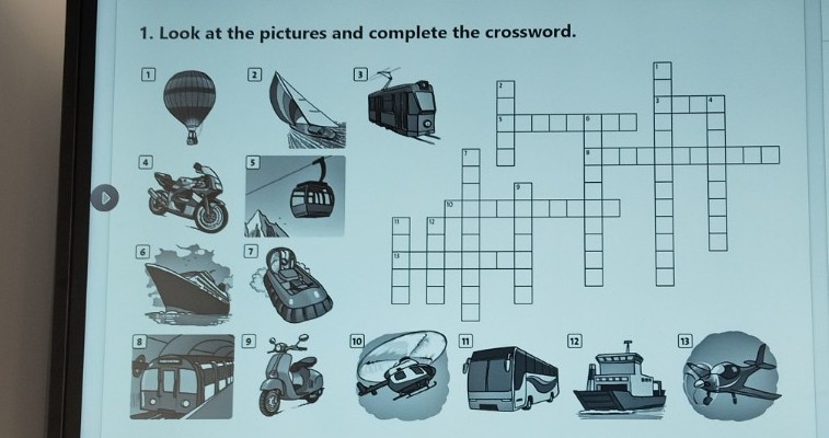Изображение задачи: Реши кроссворд по английскому языку