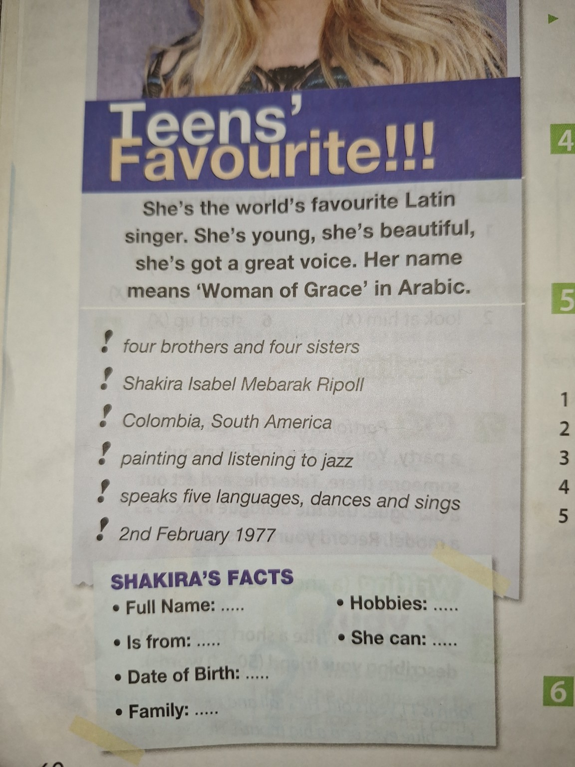 Изображение задачи: Реши задачу: Заполни факты