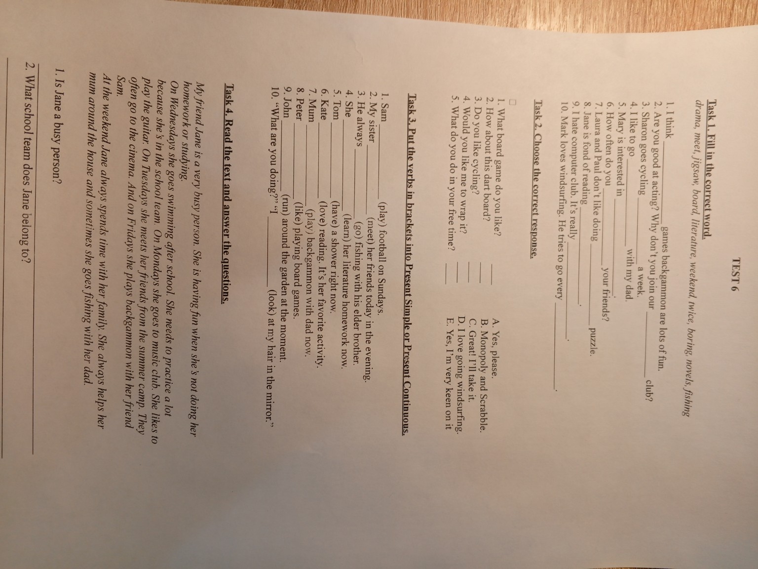 Изображение задачи: Почему ты сын хуйни тупой написал 6 неправильно уё