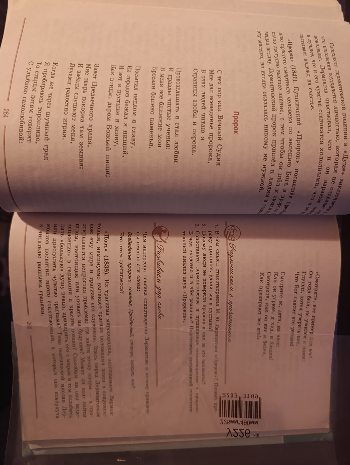 Изображение задачи: Анализ стихотворения Пророк