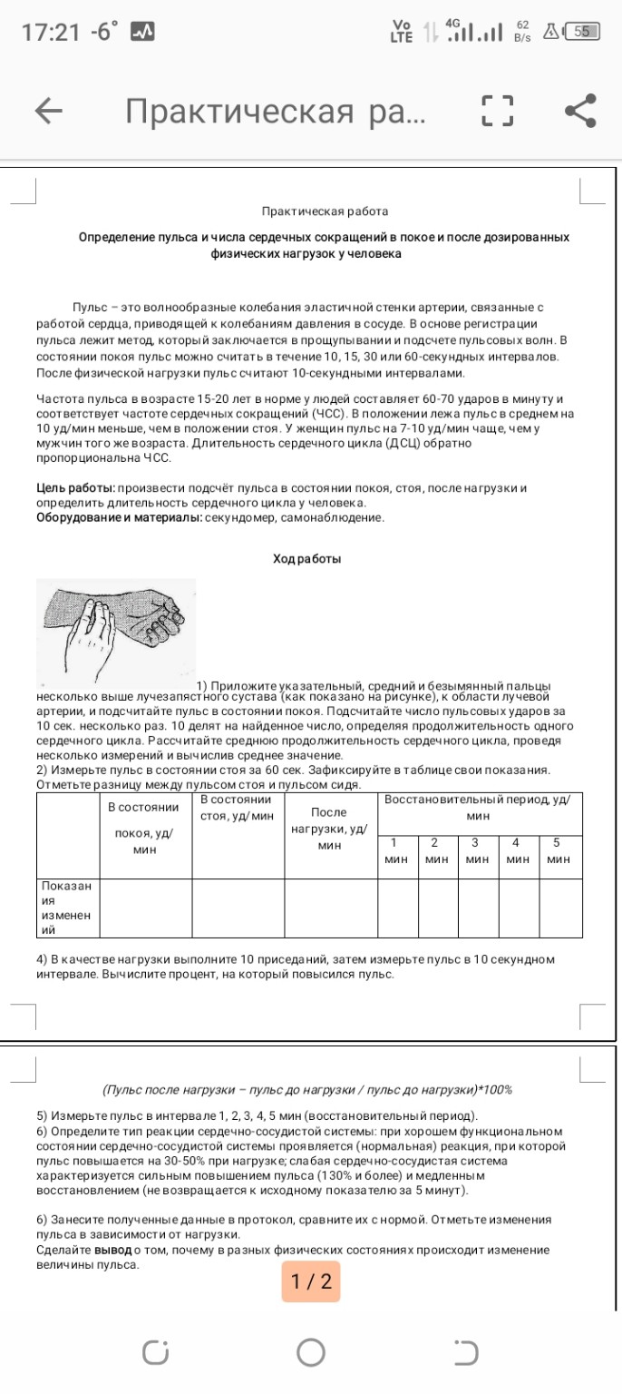 Изображение задачи: Выполнить практическую работу и написать вывод