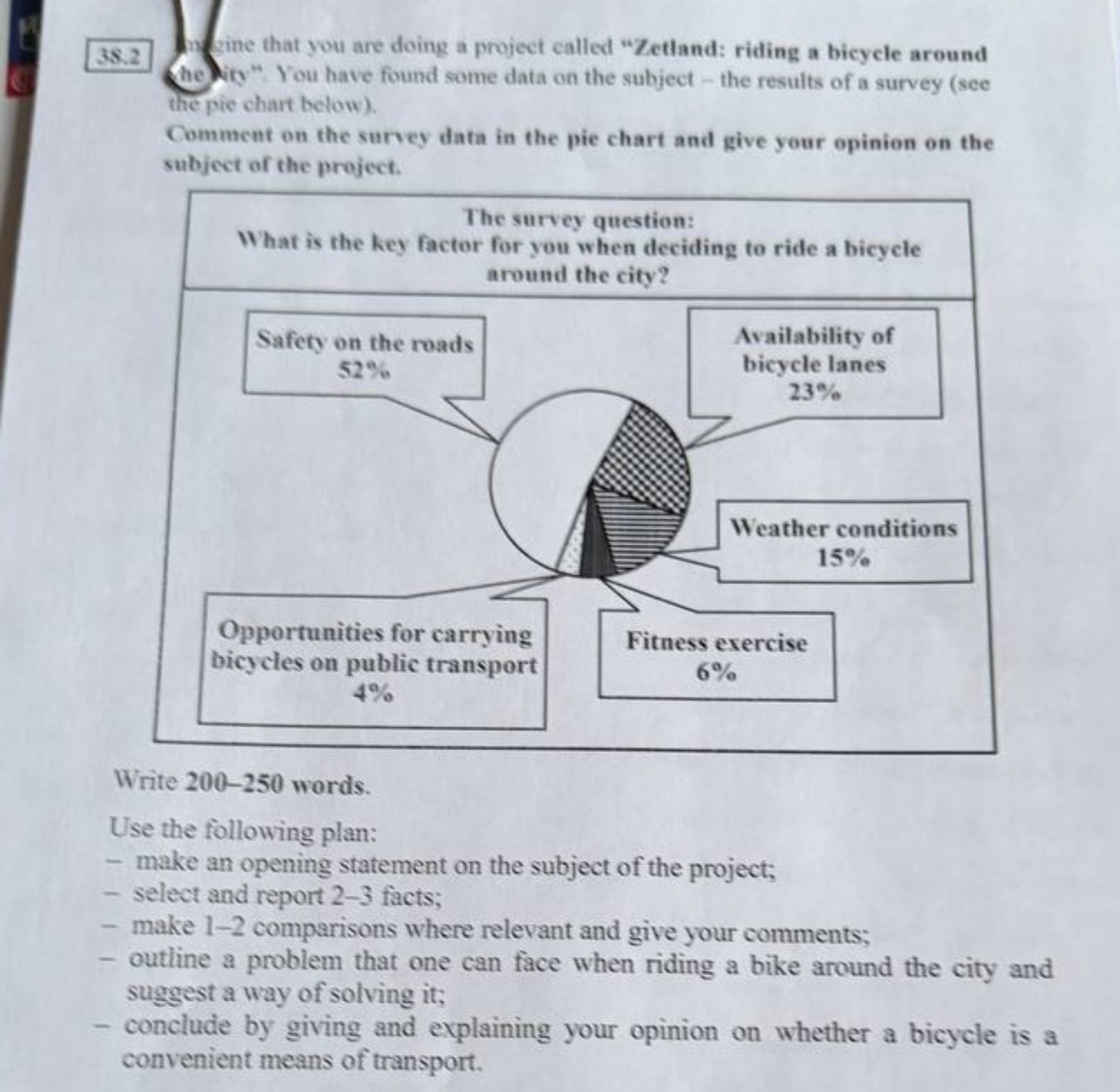 Изображение задачи: Реши задачу: напиши эссе на английском с помощью п