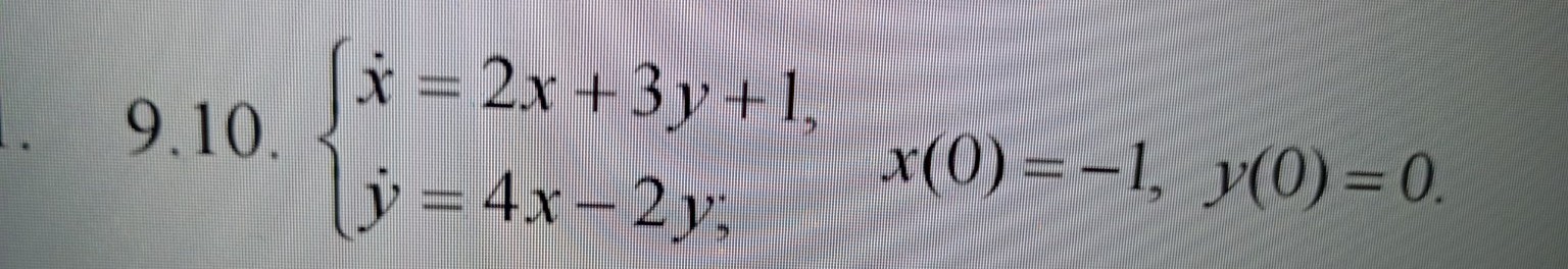 Изображение задачи: Вариант 10 правильно решение пожалуйста Решить сис