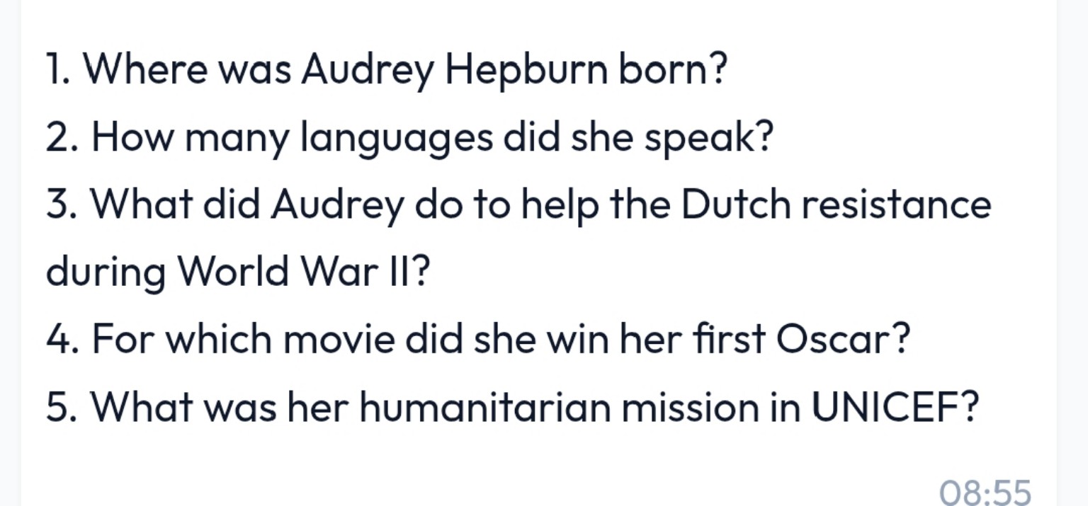 Изображение задачи: Дать ответы на вопросы