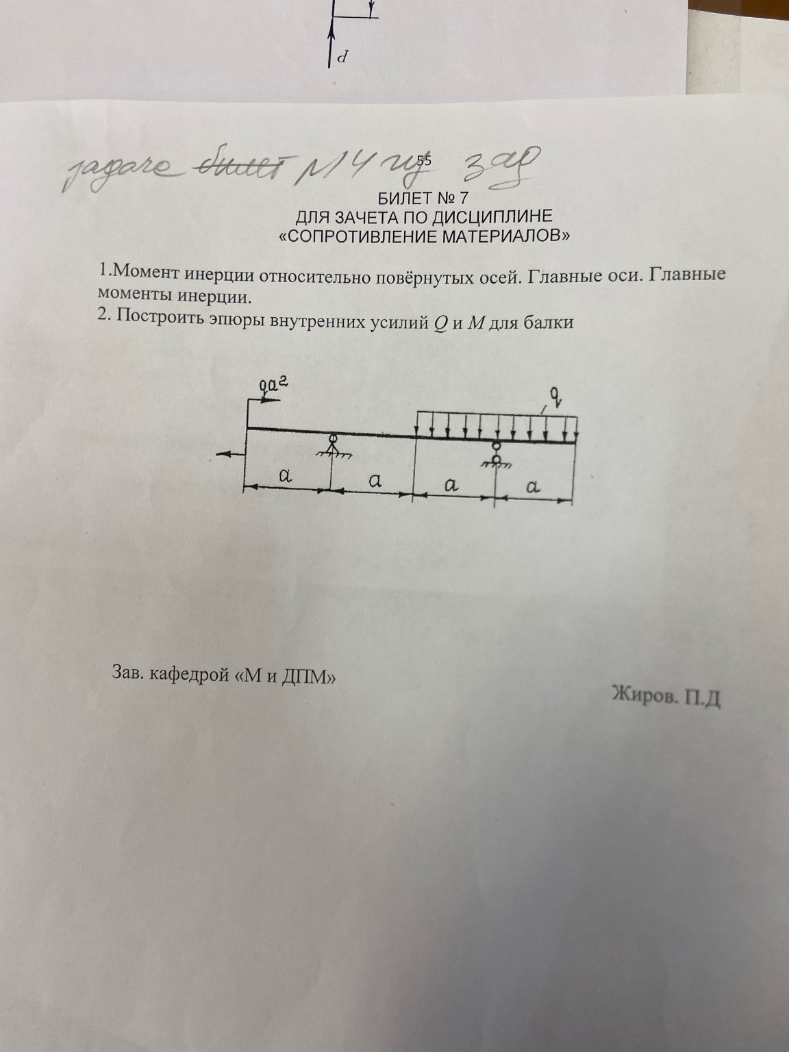Изображение задачи: