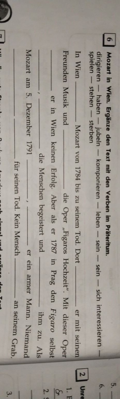 Изображение задачи: Реши задачу: Сделай это задание по немецкому языку