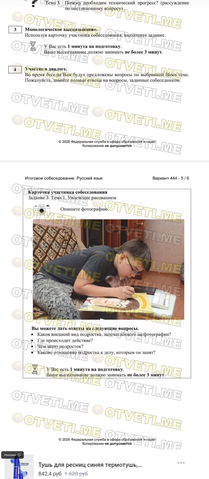 Изображение задачи: Опиши фотографию