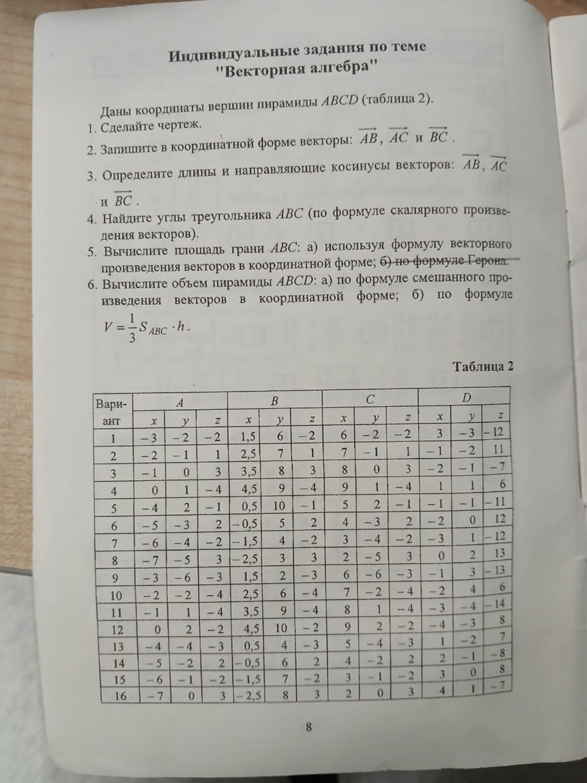 Изображение задачи: Мои вариант 7