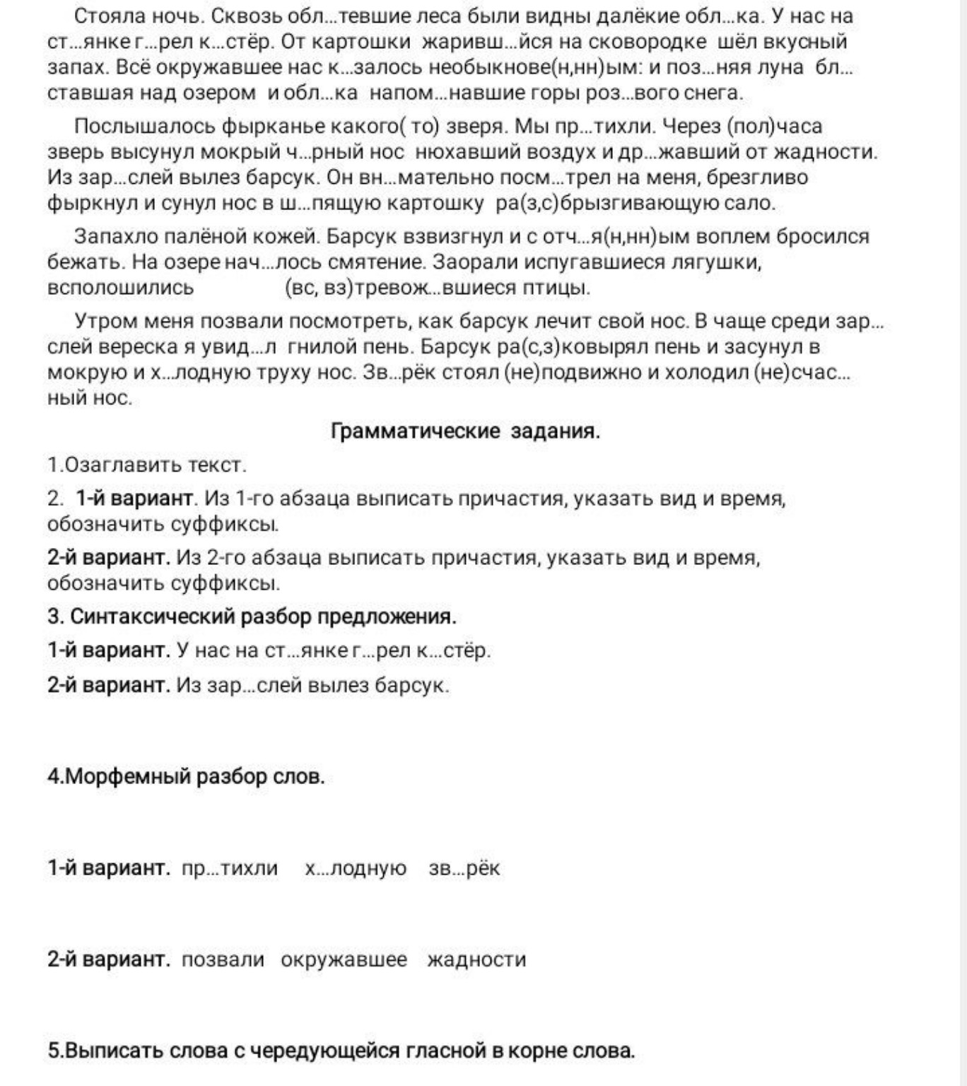 Изображение задачи: Второй вариант