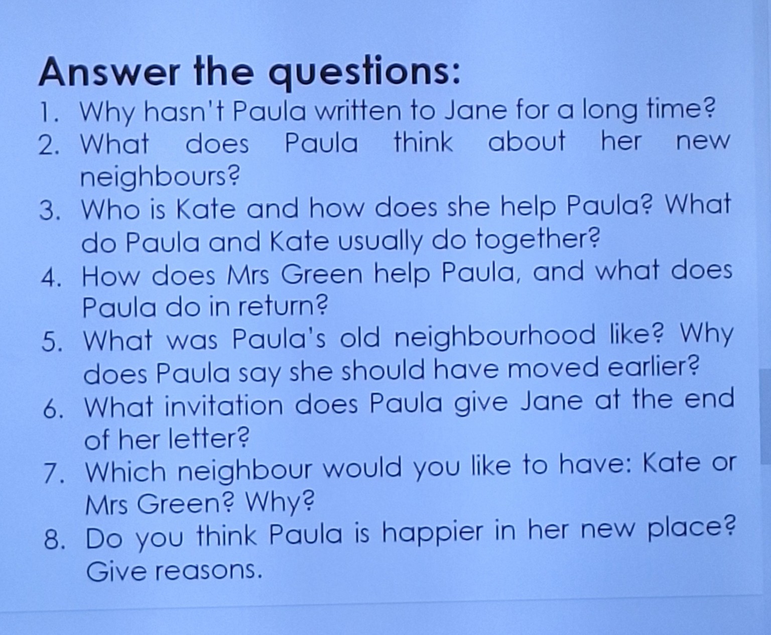Изображение задачи: Реши задачу: Ответить на вопросы очень кратко по т
