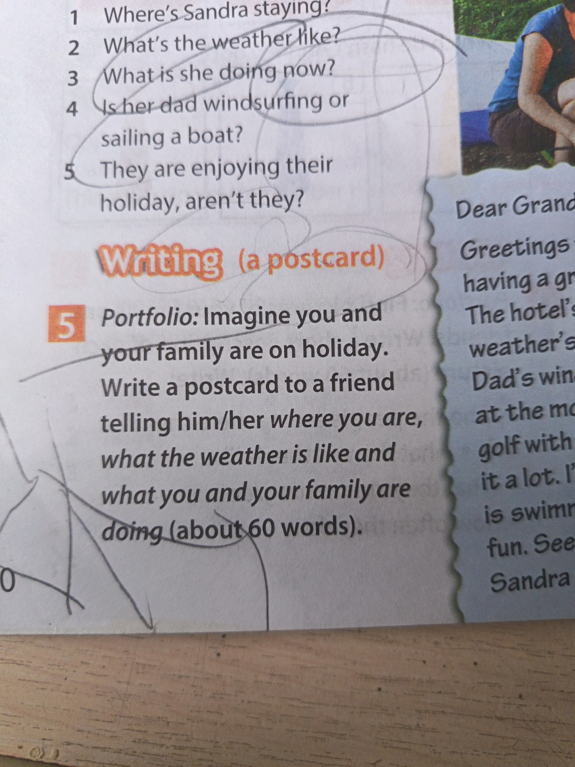 Изображение задачи: Выполнить 5задание на русском и английском