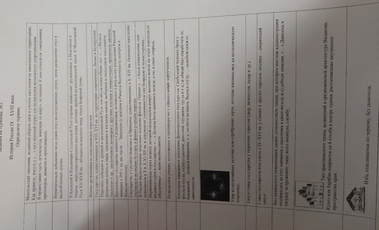 Изображение задачи: Реши каждый термин